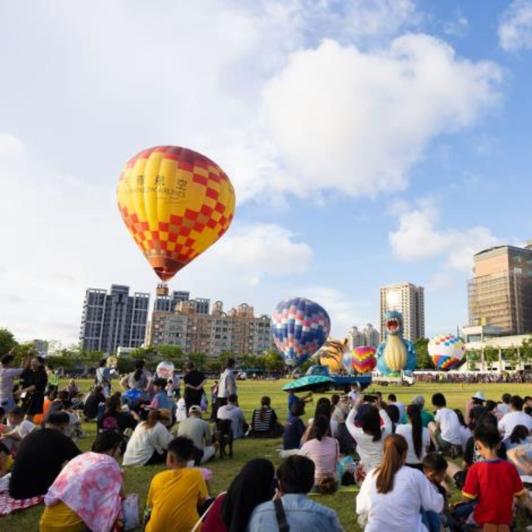 台南熱氣球派對，2大主題糖果風格氣墊遊戲，小朋友免費體驗