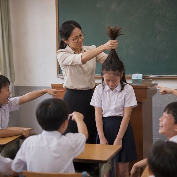 基隆私小學生被老師橡皮筋綁「沖天炮」髮型再扯掉羞辱：「敢動我就再多綁一個！」判賠37萬