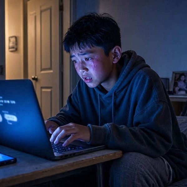 孩子在網路上遭遇詐騙、霸凌、威脅或其他傷害時，為什麼第一時間不向大人求助？