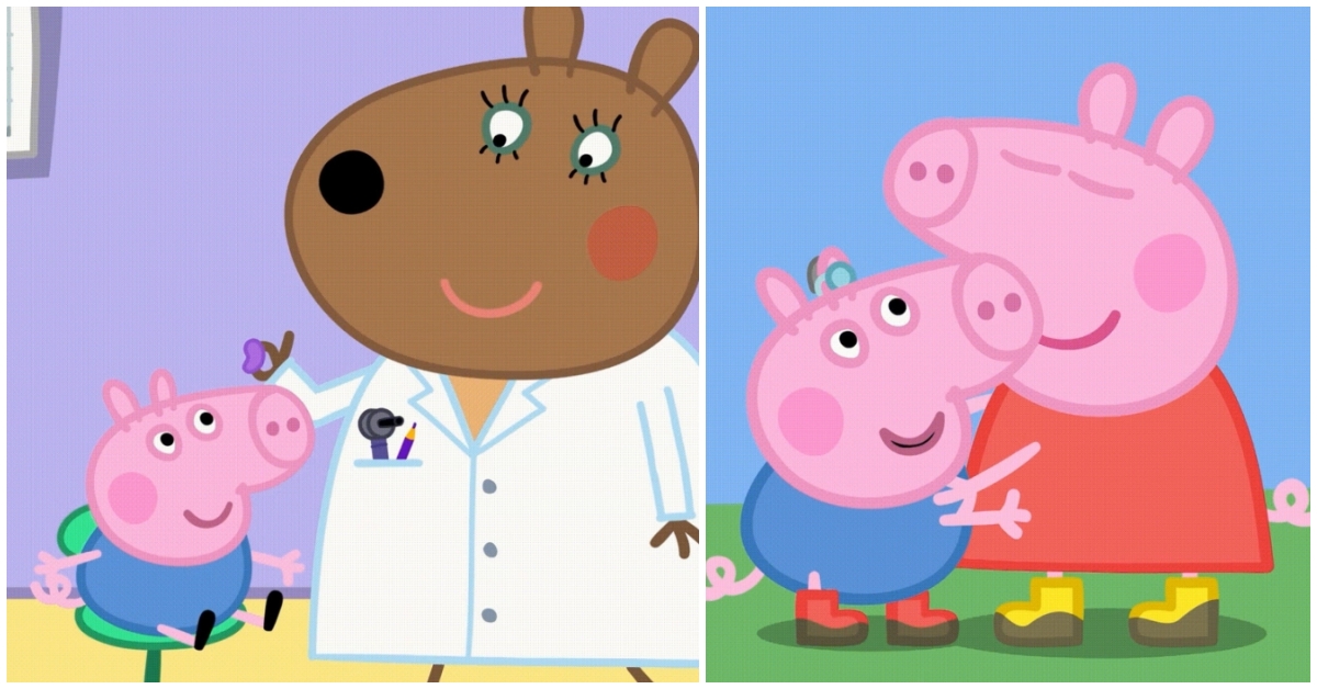 《粉紅豬小妹》宣布角色設定變動，喬治診斷為中度聽力受損，將推出配戴助聽器的喬治公仔
