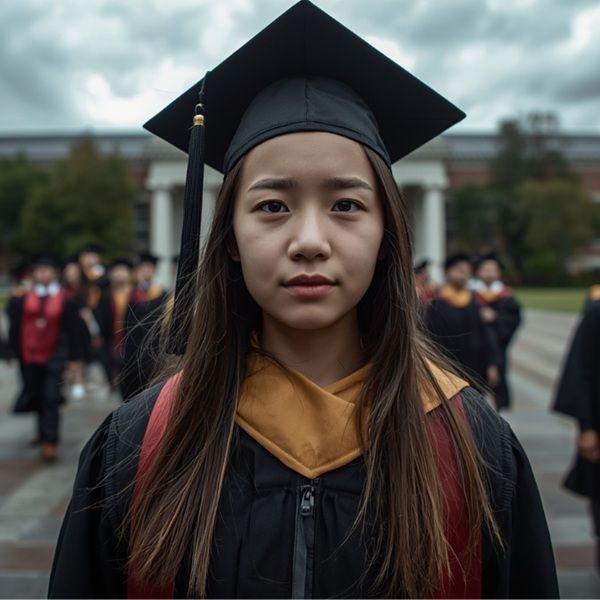 「媽媽不會再參與我的人生大事了」大學畢業生思念亡母，陌生姨留言逼哭網友