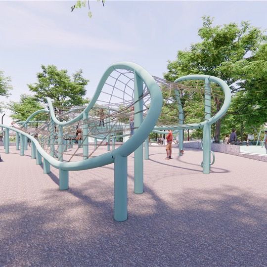 彰化新地標「八卦山天空遊戲場」登場！打造在雲朵上玩耍的親子共享公園