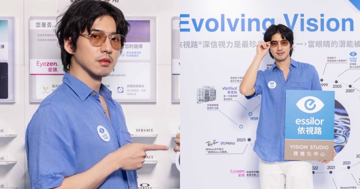 金鐘視帝傅孟柏升格「陪睡值班奶爸」，夜間育兒的生活習慣，沒想到竟成為視力模糊加速器！