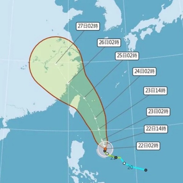 會放颱風假嗎！凱米暴風圈侵襲三張圖看懂，這兩天雨勢最大，恐會變成強颱