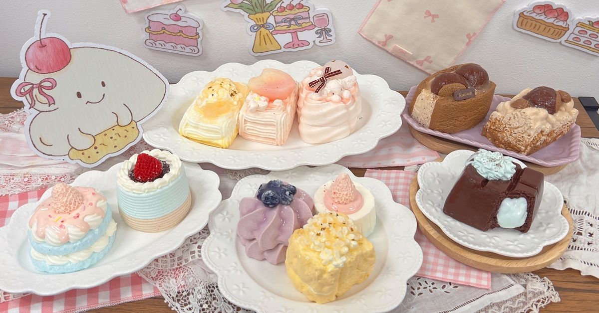 東京排隊名店「不能吃的蛋糕店」初登台！Buzzroom超擬真舒壓甜點捏捏玩具，讓媽媽寶寶心花怒放、甜到心坎~