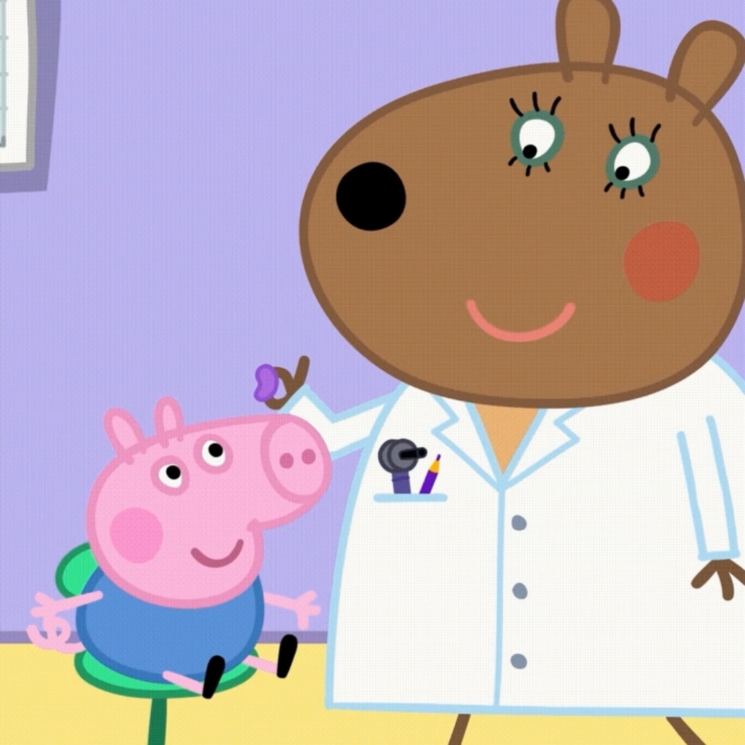 《粉紅豬小妹》宣布角色設定變動，喬治診斷為中度聽力受損，將推出配戴助聽器的喬治公仔