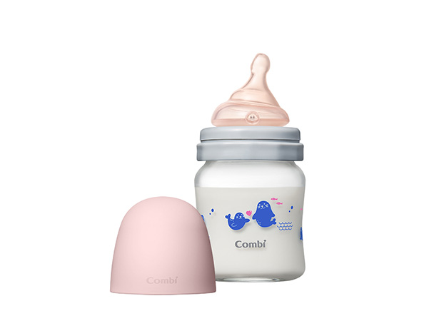 【Combi 】真實含乳寬口玻璃奶瓶＋安撫奶嘴體驗組-2