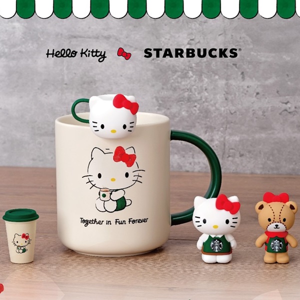 星巴克重量級「特別嘉賓」報到！Hello Kitty聯名系列9/10可愛來襲