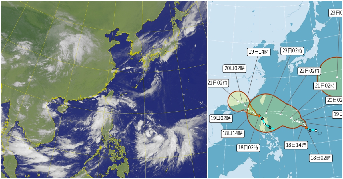 雙颱可能今天生成！了解米塔、樺加沙對台影響