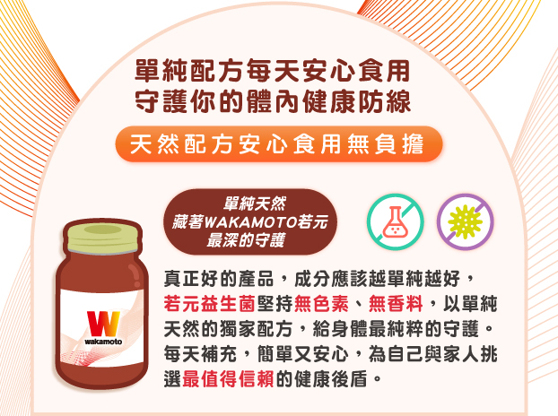 獨家 高活性WB菌｜Wakamoto若元益生菌-3