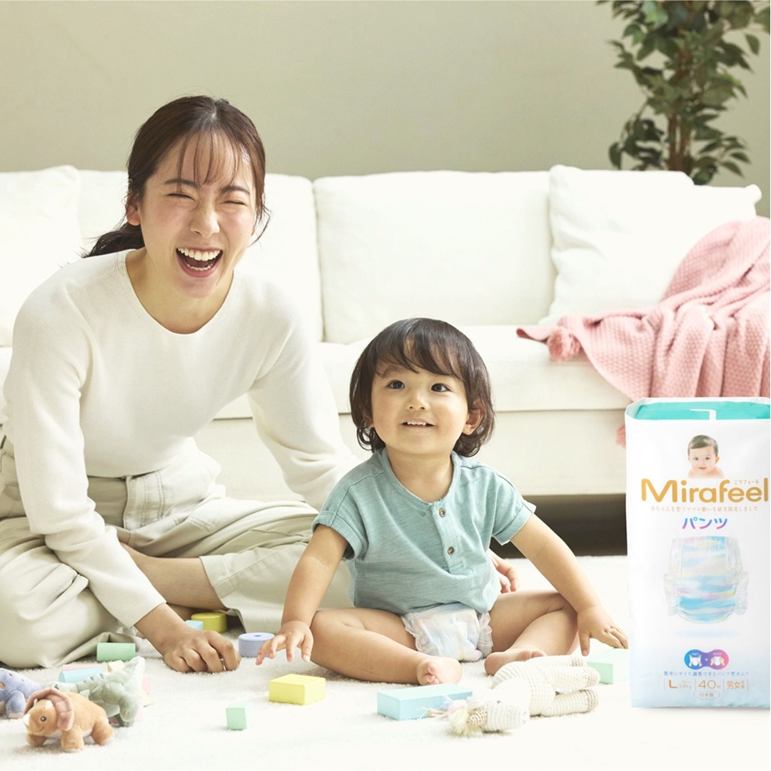 Mirafeel巧貼褲：純日本製×六星級升級育兒體驗！夢想中的二合一尿布！紅屁屁掰掰、帶寶出門更輕鬆