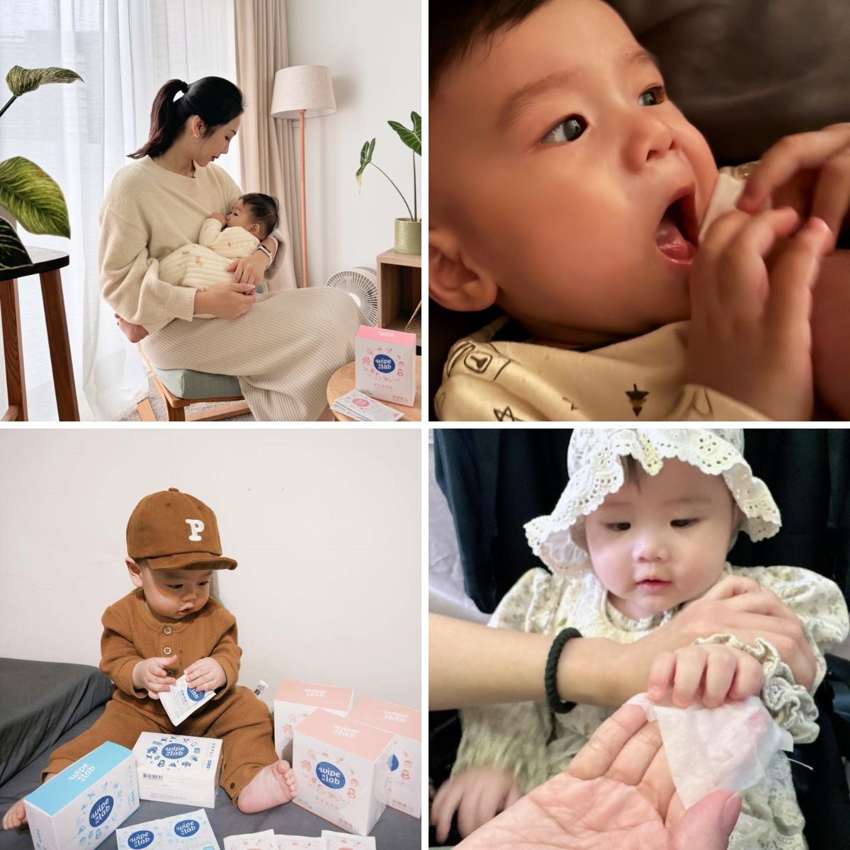哺乳和擠奶都要清潔乳房，「Ｗ博拭純水清淨棉」讓惱人病菌輕鬆遠離小寶貝