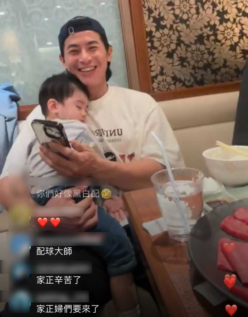 陳傑憲用一張圖告訴全天下老公：「就算你拿了世界冠軍，下班也是一樣要顧小孩喔！」