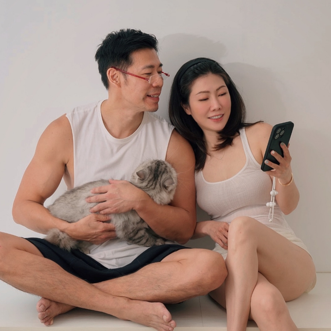 KIMIKO遇路人攀談，批評她不生小孩，留不住老公的心。神回應，網友大讚