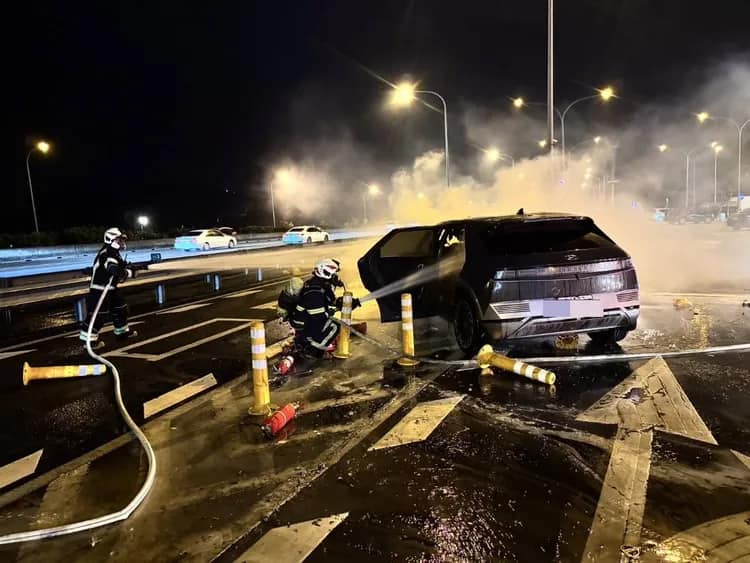 春節楊梅休息站自動車自撞！夫婦後座載六孩兩死，警方提醒開自動車「這點」要注意
