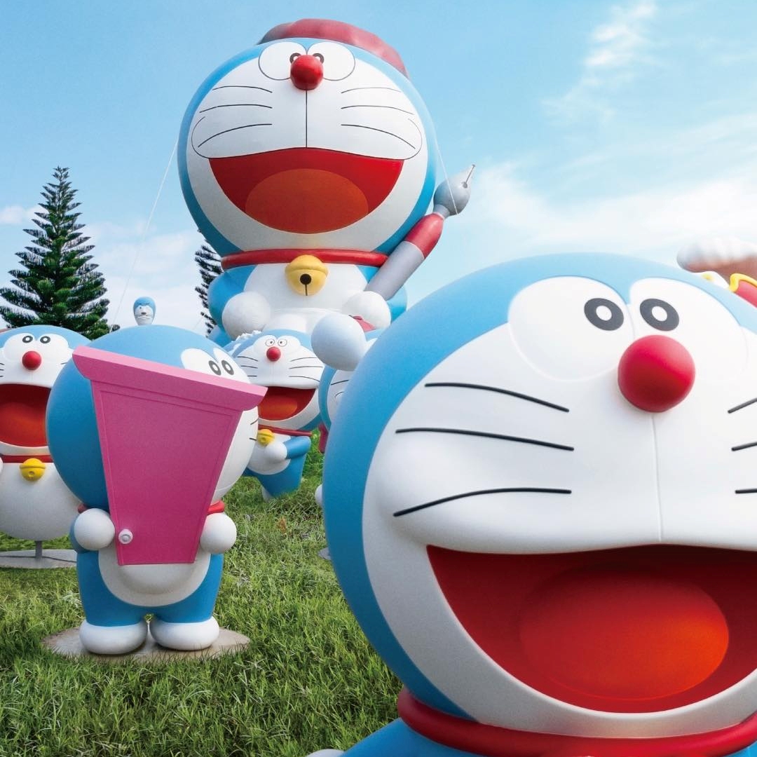 12米高巨型哆啦A夢快閃成功，為六月《100%哆啦A夢&FRIENDS》全球巡迴展登台暖身！