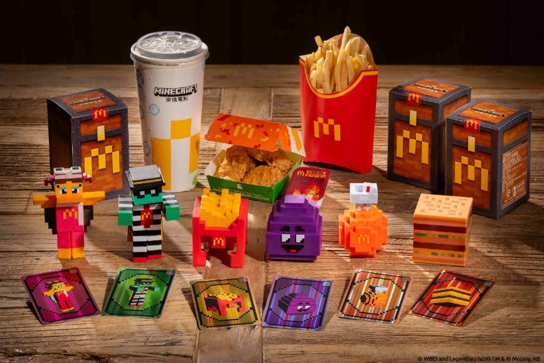 麥塊迷要瘋了！麥當勞與「MINECRAFT麥塊電影」聯名推出特餐，6款造型盲盒還有麥塊歷險記讀本！快來收藏