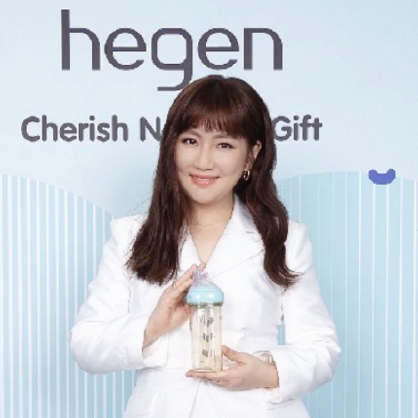 hegen代言人Selina化身「好孕女神」！親手打造「誕藍奶瓶」，首次推出14hrs限定快閃店親自送上好孕祝福