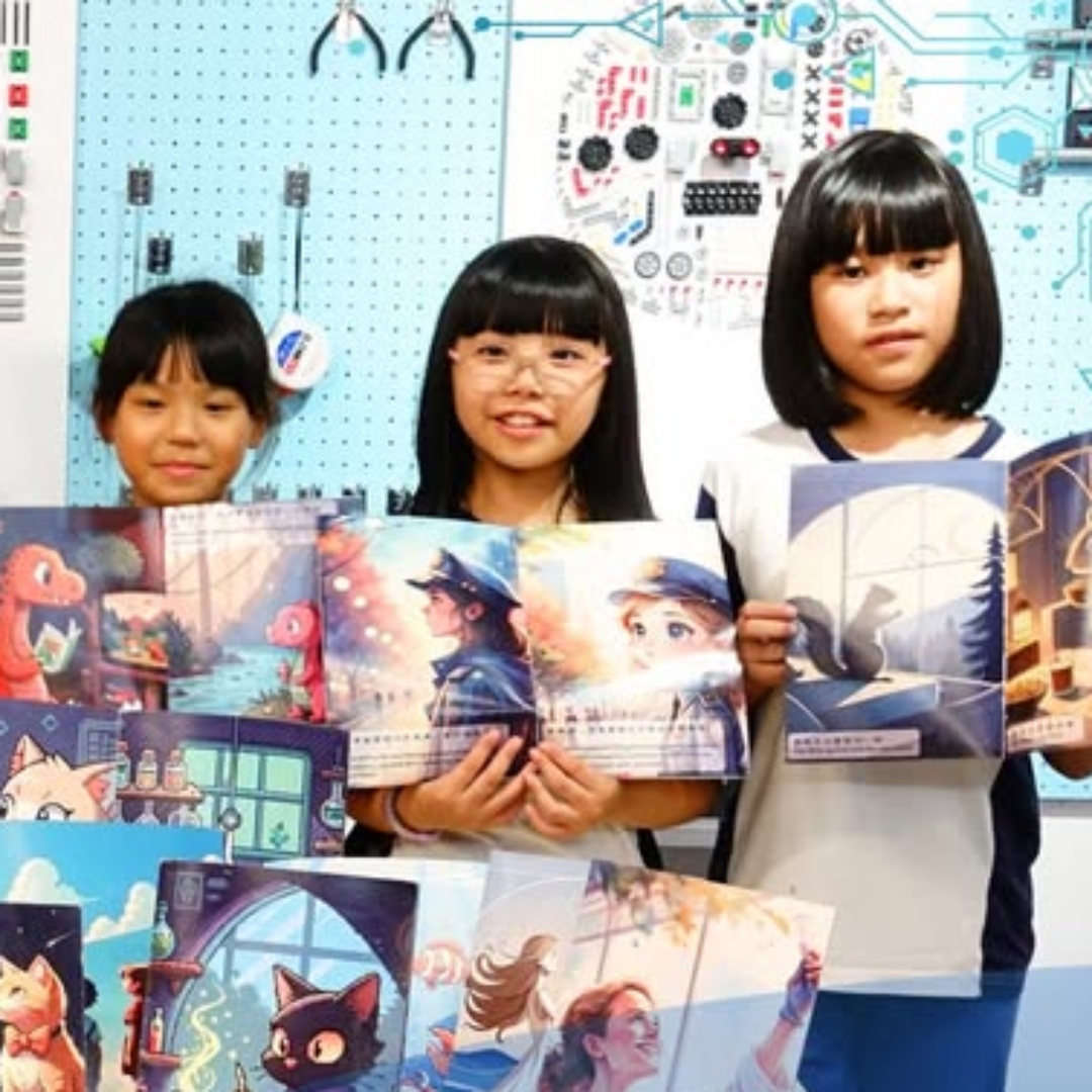 教孩子用AI做繪本！新北青少年圖書館邀親子創客共學