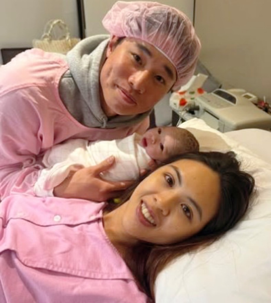 金牌投手林昱珉晉升新手爸爸，樂當女兒傻瓜！最愛上傳可愛照片分享，擔心「太早交男朋友，因為寶貝眼睛太大，睫毛太長，太可愛了。」