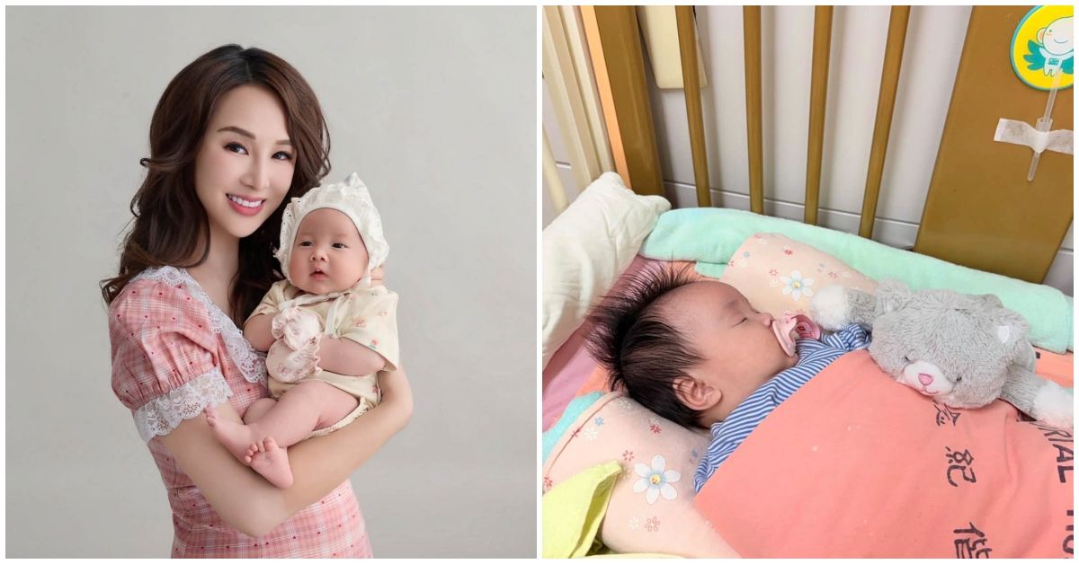 張齡予2個月女兒拒喝奶急送急診！醫師建議住院接受點滴治療，拒喝奶原因持續追查中
