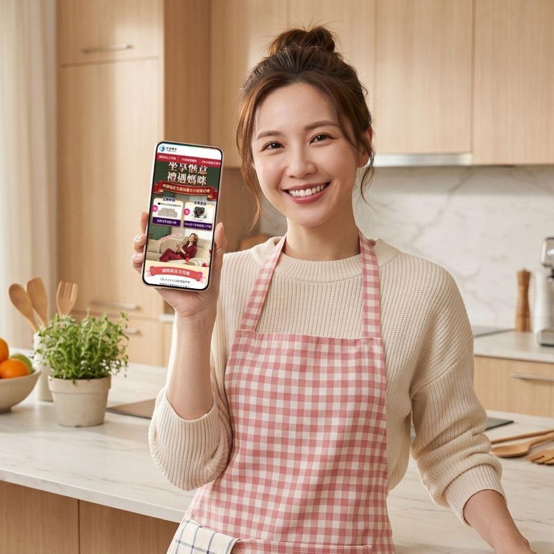 想擁有屬於媽媽的Me Time？中華電信網路門市打造更輕鬆的數位生活提案，用數位生活找回屬於自己的放鬆時光