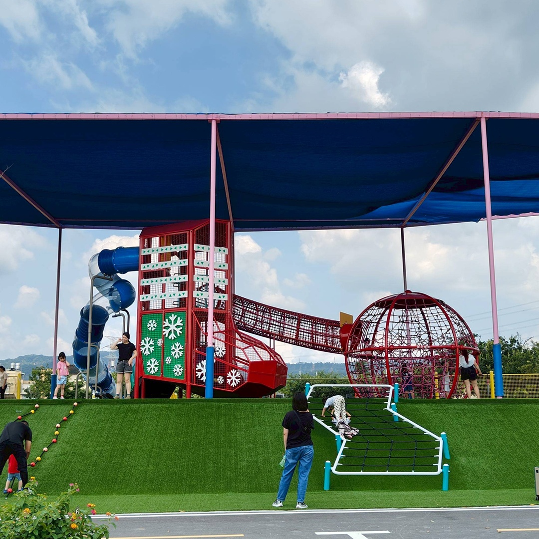 【特公盟專欄】彰化社頭公園，首座聖誕襪主題遊戲場