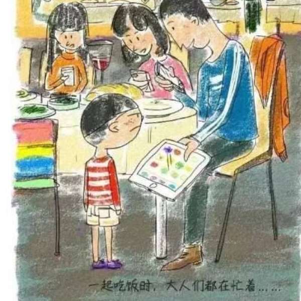 七張漫畫，真實呈現每天妳與孩子相處日常，他們只想要陪伴，「今天，你願意為孩子放下手機嗎？」