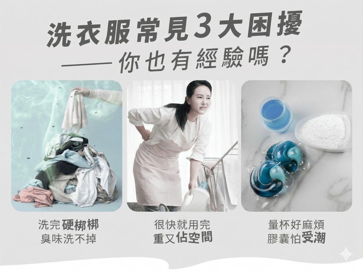 1瓶抵多瓶！｜淨淨真濃縮洗衣精，挑戰最省力的居家清潔-1