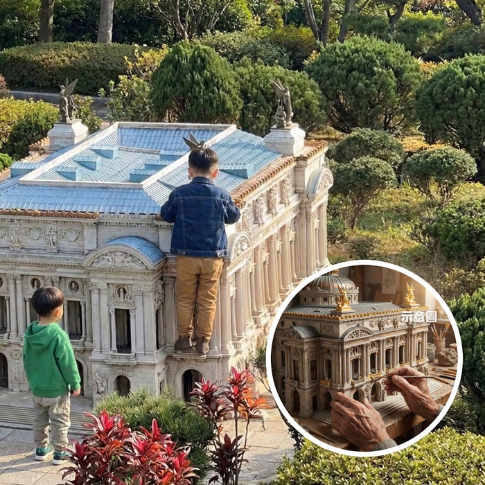 「小人國」男童踩踏模型被小編「溫柔警告」！小人國藝品製作耗時需多久？3步驟教孩子建立欣賞界線