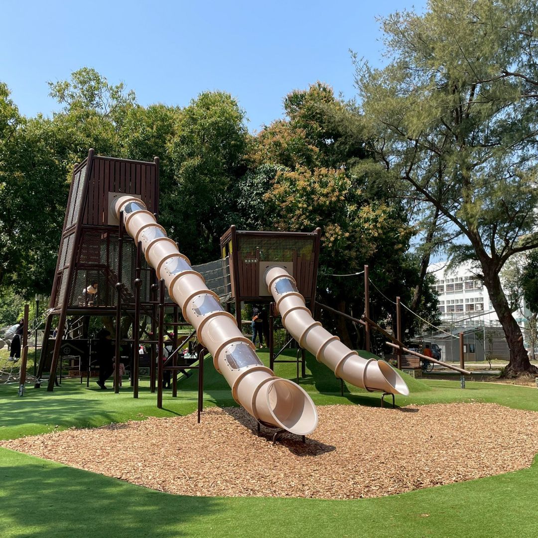 【特公盟專欄】台中市后里森林公園搖籃遊戲場，新興遊戲超有趣