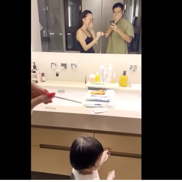 楊祐寧影片公布與老婆、女兒看到驗孕棒真實反應！驚喜迎二寶