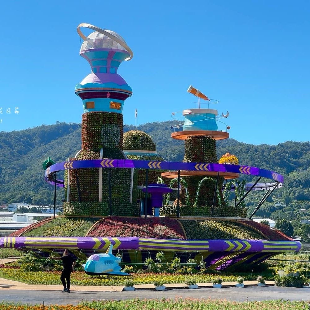 2024新社國際花毯節 11/9登場，太空花境實景太美！交通攻略一次看
