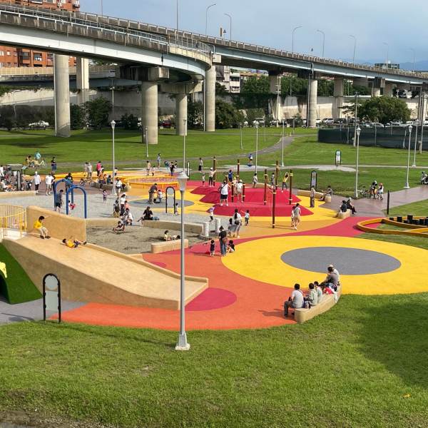 【特公盟專欄】雙園河濱兒童遊戲場，分齡遊具讓孩子挑戰自我