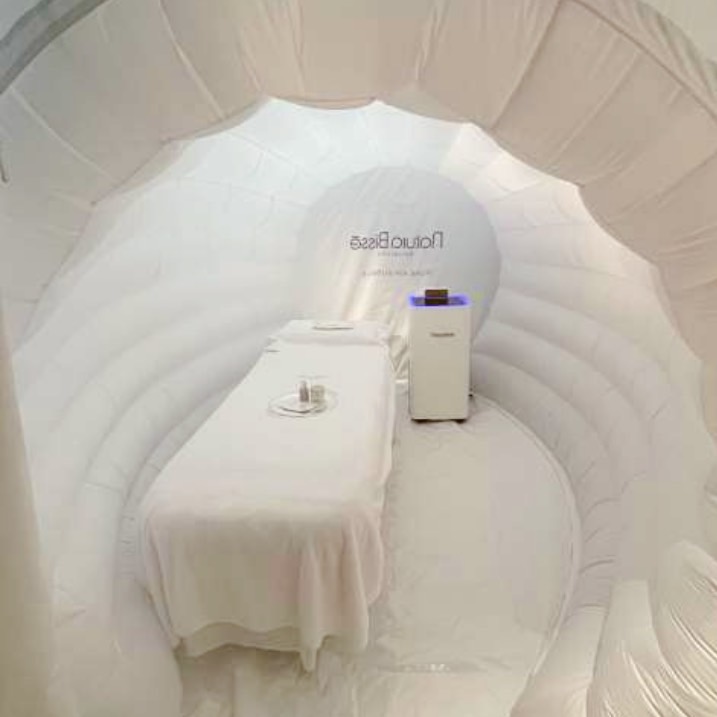 躺進空氣泡泡艙Spa！Natura Bissé讓你邊做Spa邊呼吸新鮮的氧氣，體驗最有感的緊膚療程