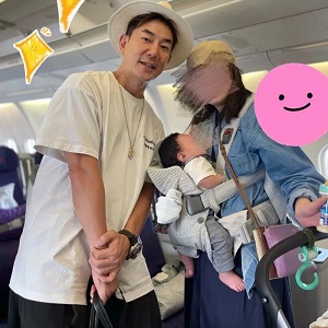 老婆大包小包帶嫩嬰台北飛上海相聚，隊友紀錄出關見好心乘客幫推行李「竟是大咖男星！」