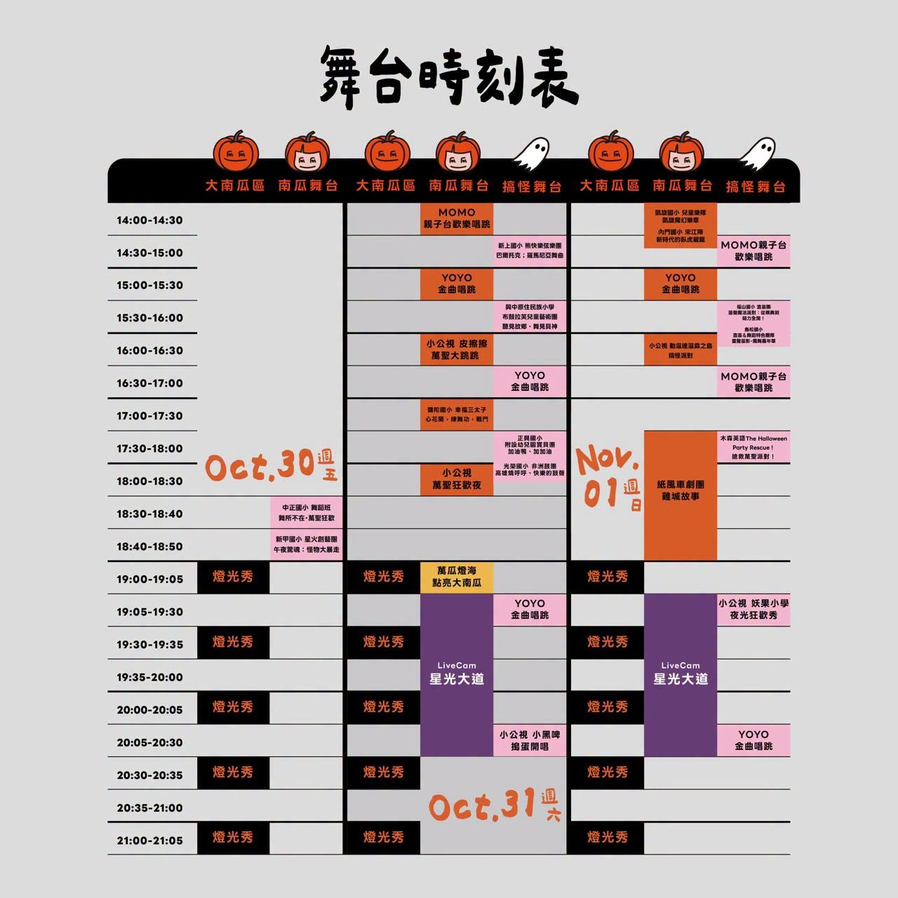 2026高雄萬聖節亮點