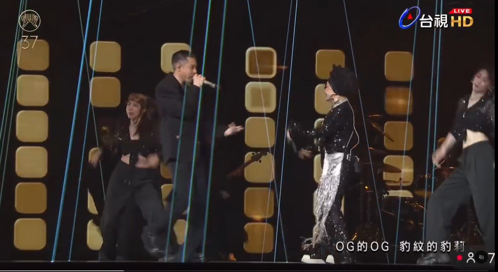比莉周湯豪金曲獎表演
