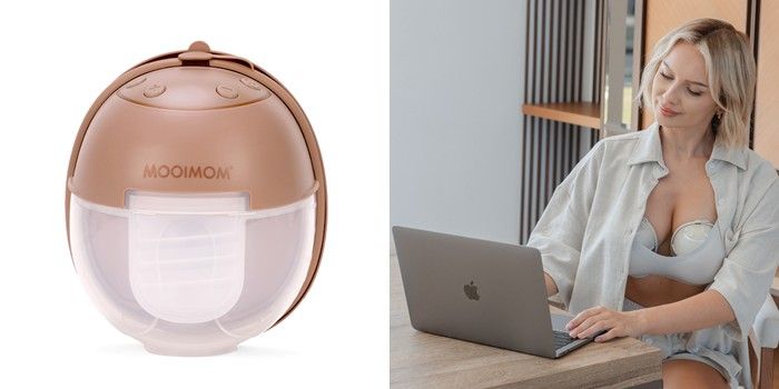 吸乳器│MOOIMOM│沐伊孕哺│免手持電動吸乳器M3 Pro