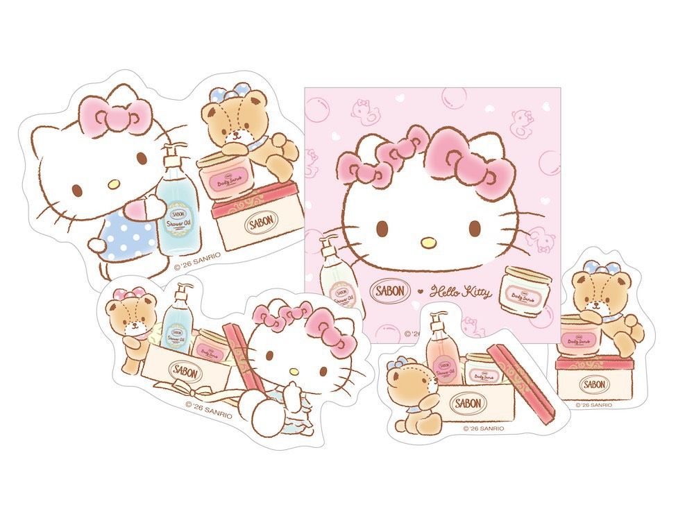 Hello Kitty聯名Sabon|周年慶