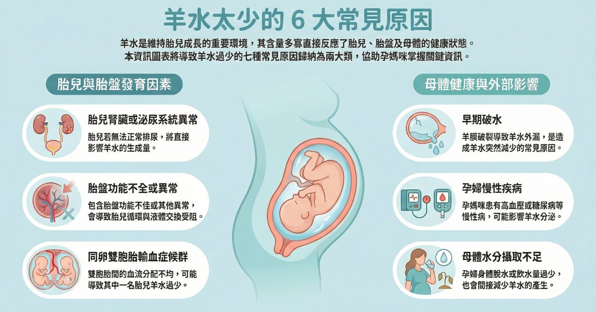 羊水太少原因