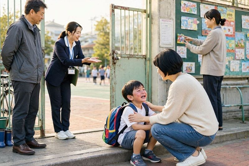 有些孩子不討厭上學、也喜歡導師和同學,他害怕的是下午很兇的安親班。