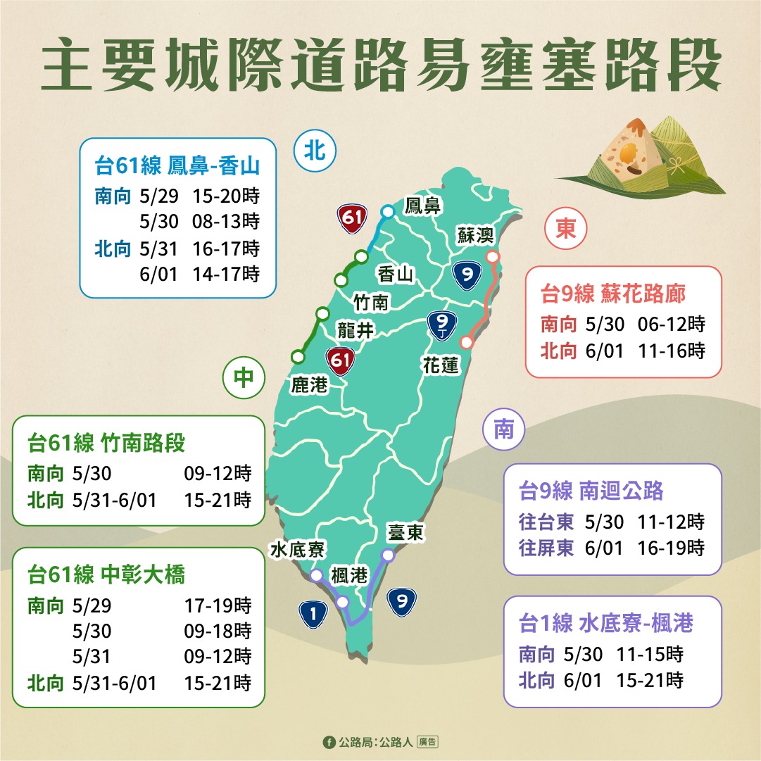 端午節交通