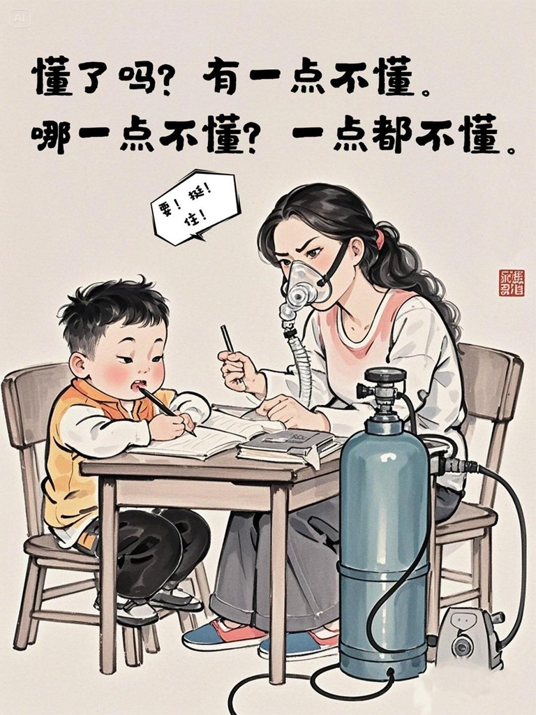 家長|父母|爸媽|孩子|寫作業|輔導作業|複習功課|育兒|親子|梗圖|爆笑|媽媽