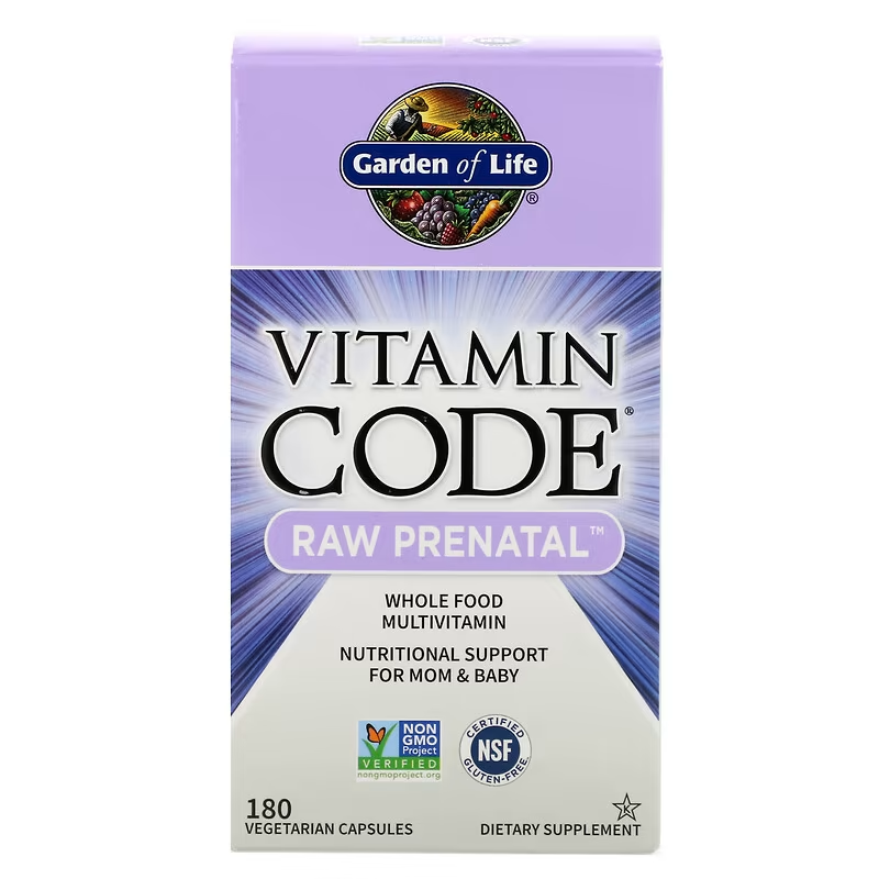 iherb｜孕期營養品推薦｜Garden of Life, Vitamin Code 產前營養素食膠囊