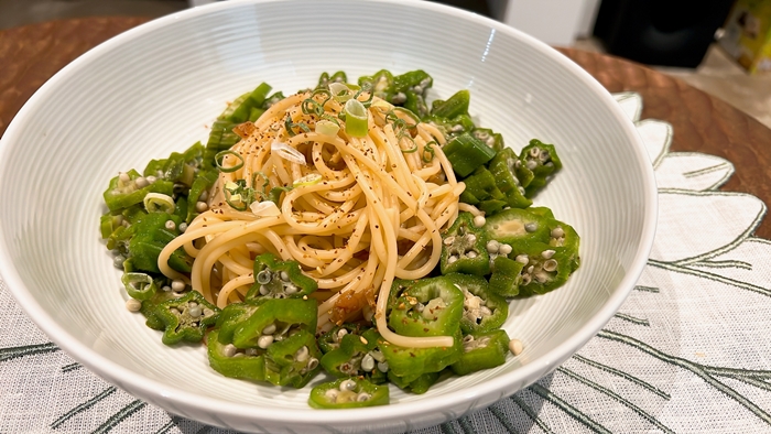 料理│食譜│日式秋葵冷麵