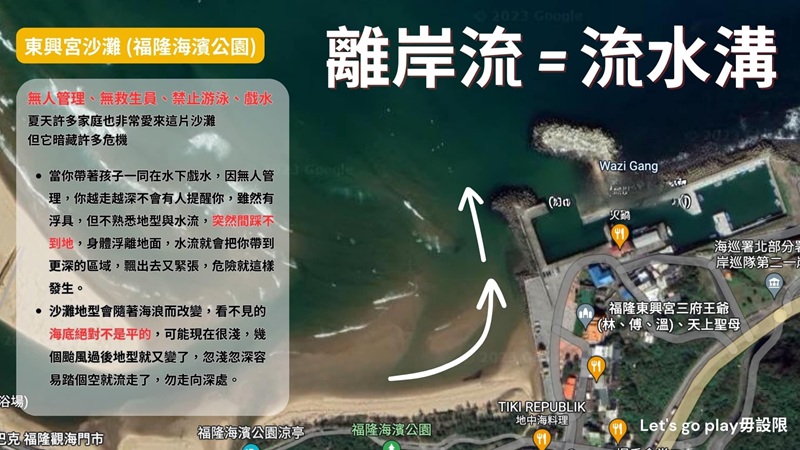 夏季|夏季戲水|玩水|玩水安全|海灘知識|沙灘|福隆海灘|SUP|離岸流|漲潮