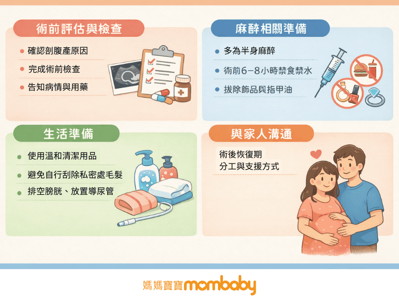 剖腹產注意事項