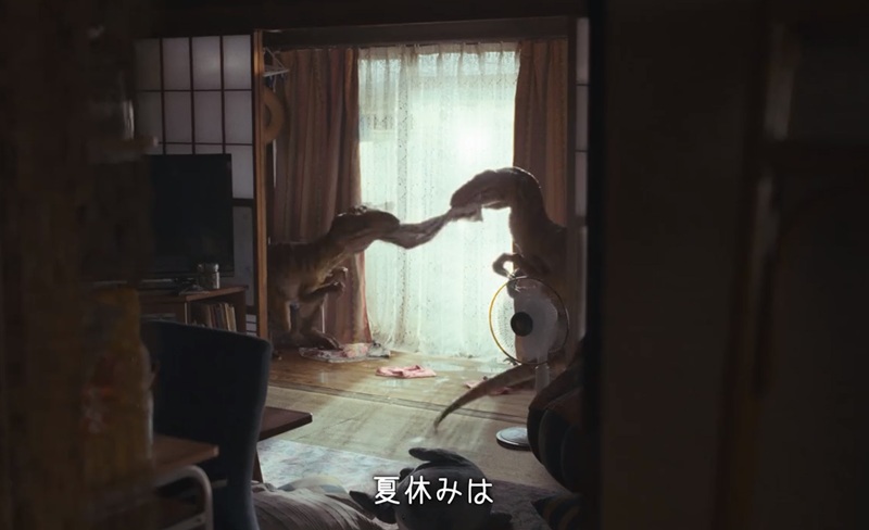 暑假|家長|爸媽|父母|孩子|怪獸|恐龍|日本|廣告|影片|真實
