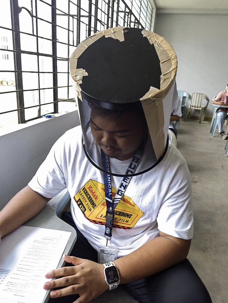 菲律賓|大學|防作弊帽|搞笑|萬聖節
